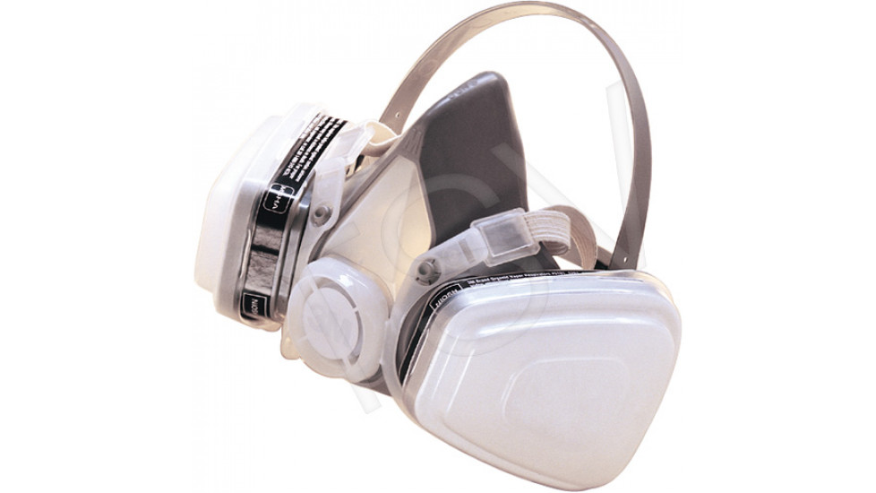 Respirateur jetable à demi-masque P95 peinture à pulvériser/pesticides, Élastomère/Thermoplastique, Moyen Chacun